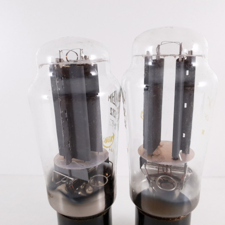 2 X AZ12 TELAM TUBE. 1962 TESLA ROZNOV PROD. DUAL HALO GETTER. 2. CH89