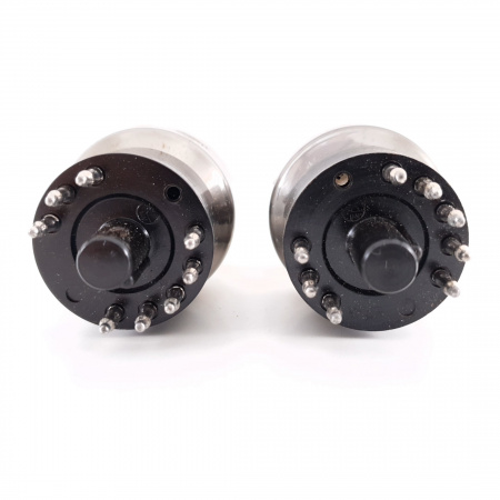 2 X AZ12 TELAM TUBE. 1962 TESLA ROZNOV PROD. DUAL HALO GETTER. 2. CH89