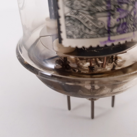 1 X CV2666 MARCONI TUBE. BLACK PLATES. M46.E354