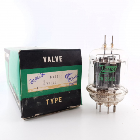 1 X CV2666 ZAERIX TUBE. BLACK PLATES. M46.E354