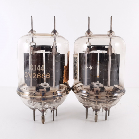 2 X CV2666 MARCONI MWT. BLACK PLATES. USED. CV ENA