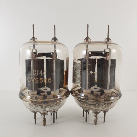 2 X CV2666 MARCONI MWT. BLACK PLATES....