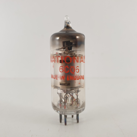 1 X 6CQ6 NATIONAL TUBE. CHROME...