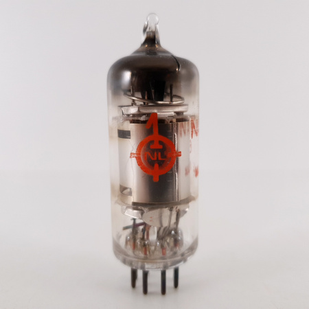 1 X 6CQ6 NATIONAL TUBE. CHROME PLATES. D-GETTER. 92%. 1. CH91