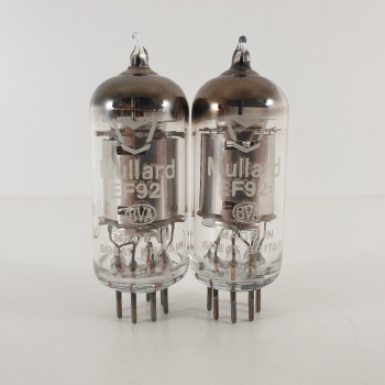 2 X EF92 MULLARD TUBE....