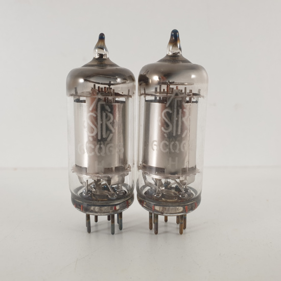 2 X 6CQ6S /EF92 SFR TUBE. CHROME...