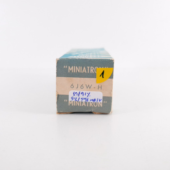 1 X 6J6WH CSF TUBE. 1958...