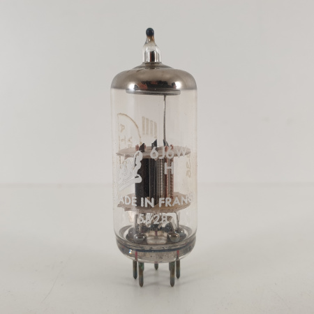 1 X 6J6WH CSF TUBE. 1958 PROD. BLACK PLATES. COPPER RODS. 1. CH92