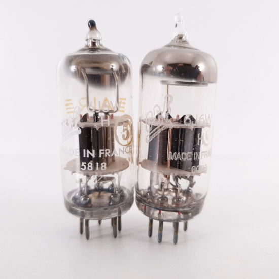 2 X 6J6WH CSF TUBE. 1958 PROD. BLACK...