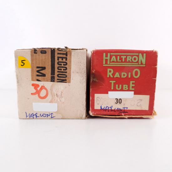 2 X 30 MARCONI TUBE. 1940s PROD....
