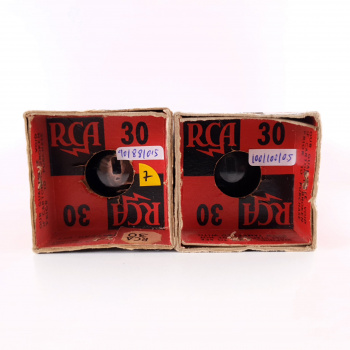 2 X 30 RCA TUBE. 1950s...