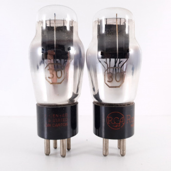 2 X 30 RCA TUBE. 1950s... 2