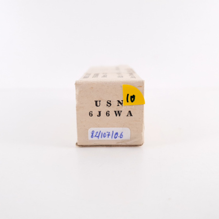 1 X 6J6WA WESTINGHOUSE TUBE. BLACK PLATES. D-GETTER. COPPER RODS. 82%. 10. CH92