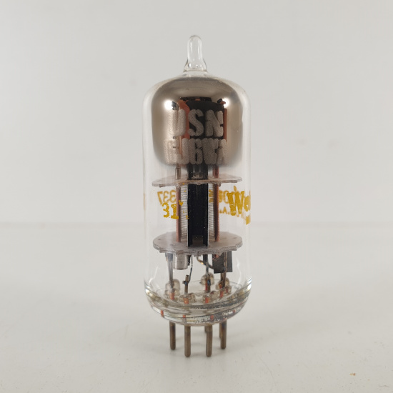 1 X 6J6WA WESTINGHOUSE TUBE. BLACK...