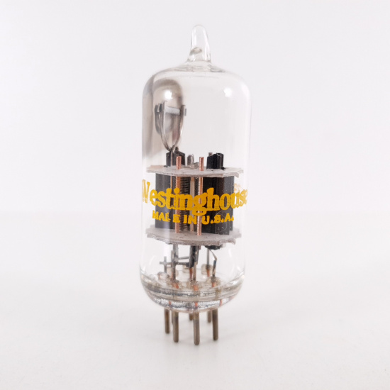 1 X 6J6WA WESTINGHOUSE TUBE. BLACK...