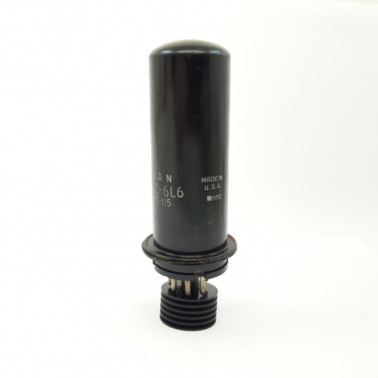 1 X 6L6 / 1614 RCA TUBE. 100%. USED....