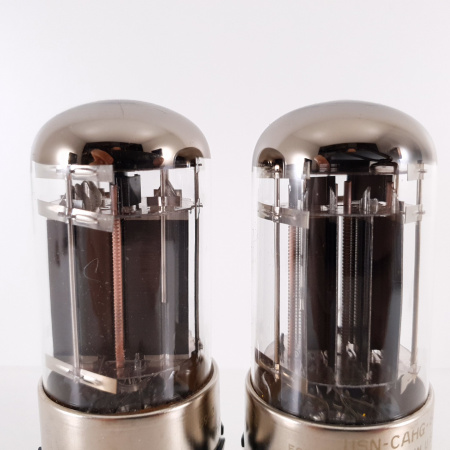 2 X 6082 CHATHAM ELECTR. TUBE. 1959 PROD. BLACK PLATES. MATCHED PAIR. 7. CH94