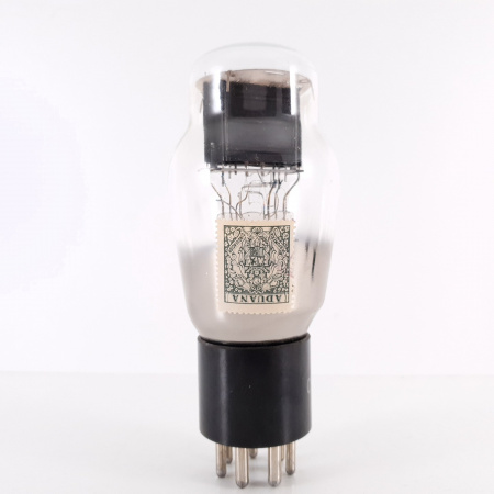 1 X 59 RCA TUBE. 1950s PROD. BLACK PLATES. RECTANGULAR GETTER. 10. CH94