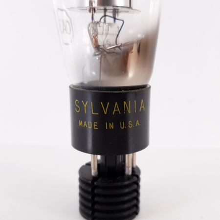 1 X 0A3 SYLVANIA TUBE. SILVER PLATES. RECTANGULAR GETTER. 11. CH94