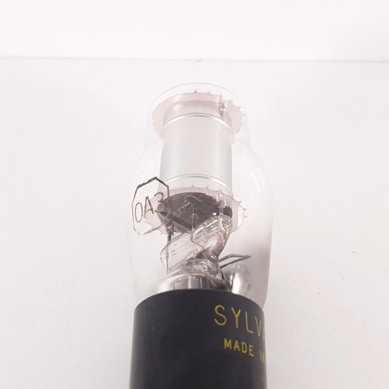 1 X 0A3 SYLVANIA TUBE. SILVER PLATES....