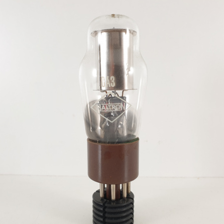 1 X 0A3 HALTRON TUBE. SILVER PLATES. RECTANGULAR GETTER. 12. CH94