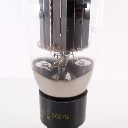 1 X 6AS7G UNITED ELECTRON TUBE. 1983 SVETLANA PROD. BLACK PLATES. 15. CH94