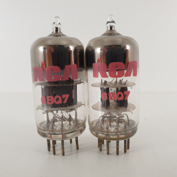 2 X 6BQ7 RCA TUBE. 1970s...
