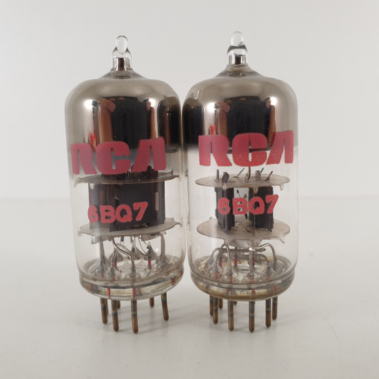 2 X 6BQ7 RCA TUBE. 1970s PRODUCTION....