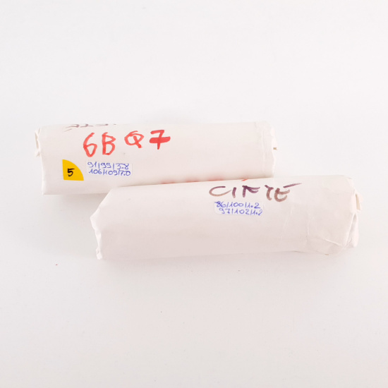 2 X 6BQ7 CIFTE TUBE. D-GETTER....