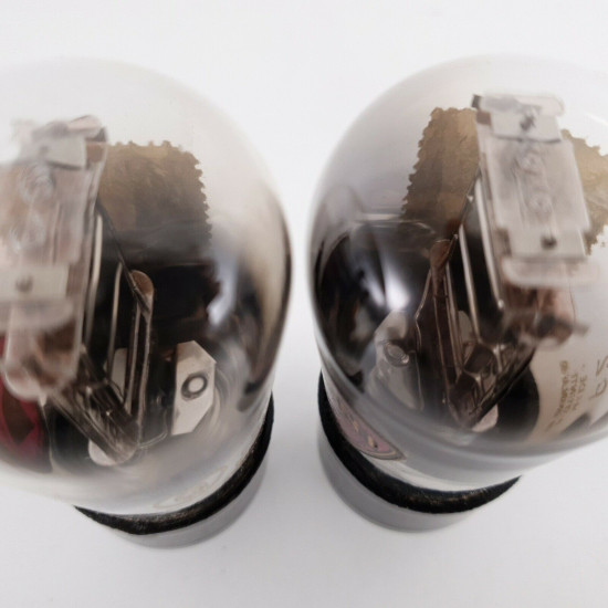 2 X P2 TUBE. MARCONI BRAND. CHROME PLATES. LITTLE GLOBE. CV  ENA