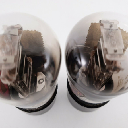 2 X P2 TUBE. MARCONI BRAND. CHROME PLATES. LITTLE GLOBE. CV  ENA