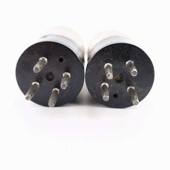 2 X P2 TUBE. MARCONI BRAND. CHROME PLATES. LITTLE GLOBE. CV  ENA