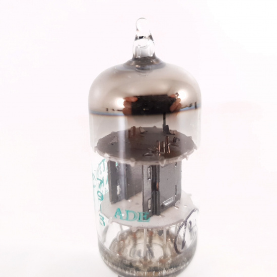 1 X JAN 12AT7WC SYLVANIA TUBE. BLACK...