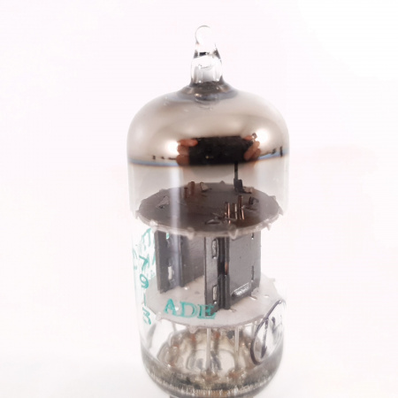 1 X JAN 12AT7WC SYLVANIA TUBE. BLACK PLATES. COPPER RODS. 5. CH98