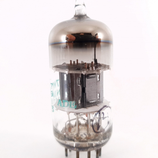 1 X JAN 12AT7WC SYLVANIA TUBE. BLACK...