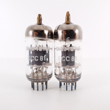 2 X ECC81 SIEMENS TUBE....