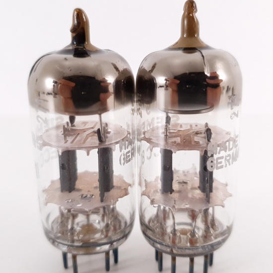 2 X ECC81 SIEMENS TUBE. 1960s SIEMENS...