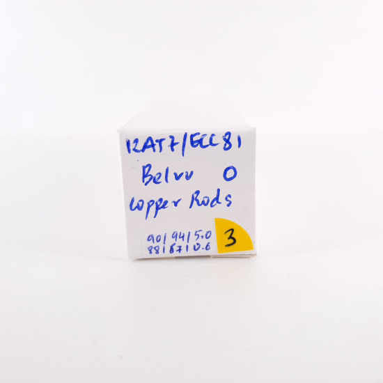 1 X 12AT7 / ECC81 BELVU TUBE. 1960s...