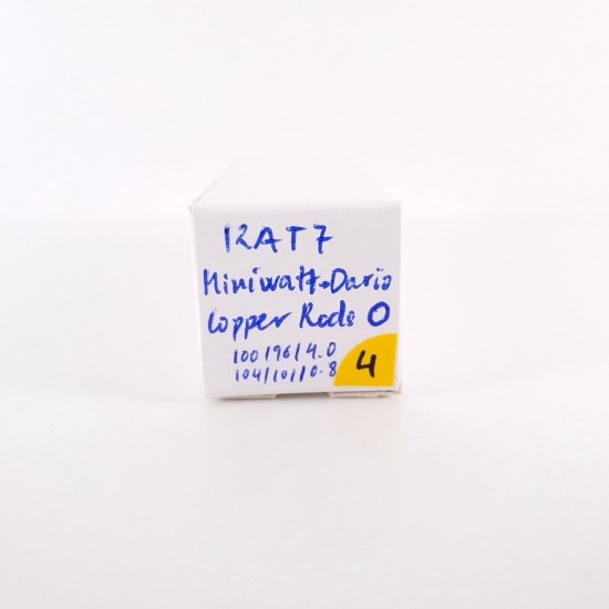 1 X 12AT7 MINIWATT-DARIO TUBE. YELLOW...