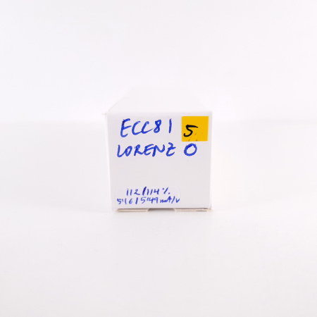 1 X ECC81 LORENZ TUBE. 5. CH99