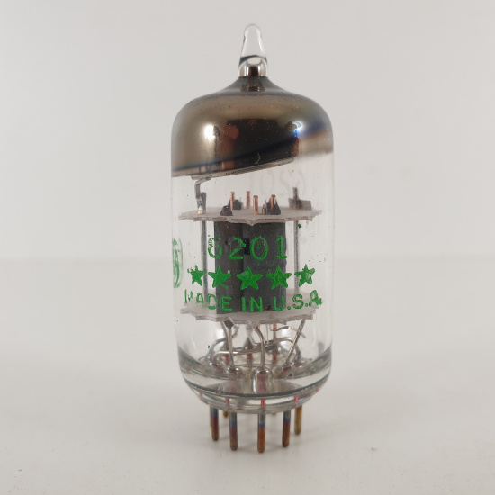 1 X 6201 GENERAL ELECTRIC TUBE. SOLID...