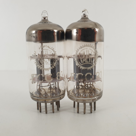 2 X ECC81 VALVO TUBE. 1960s...