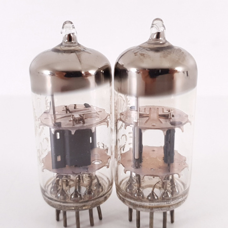 2 X ECC81 VALVO TUBE. 1960s PRODUCTION. MATCHED PAIR. 2. CH100