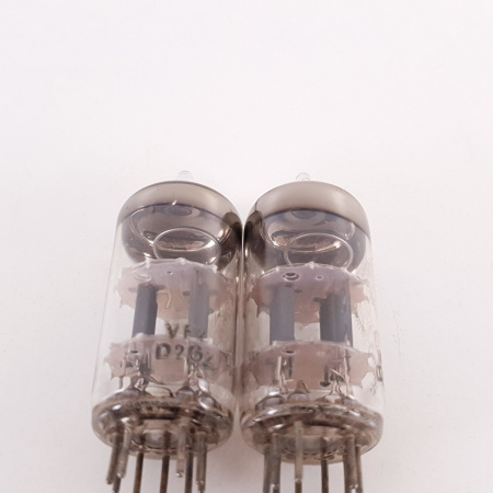 2 X ECC81 VALVO TUBE. 1960s PRODUCTION. MATCHED PAIR. 2. CH100