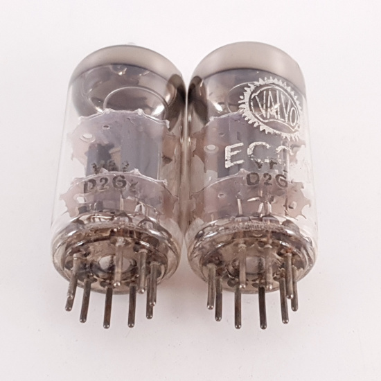 2 X ECC81 VALVO TUBE. 1960s...
