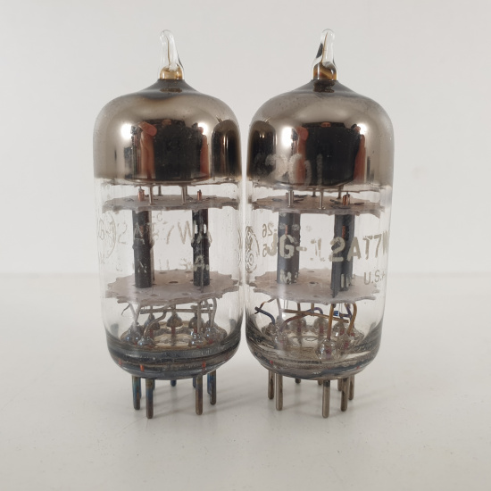 2 X JG 12AT7WA GENERAL ELECTRIC TUBE....