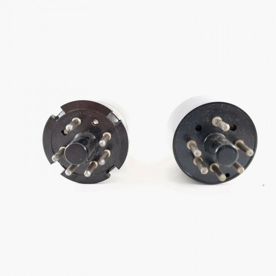2 X 6J5GT BELVU TUBE. BLACK PLATES. MATCHED PAIR. CP  ENA