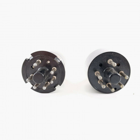 2 X 6J5GT BELVU TUBE. BLACK PLATES. MATCHED PAIR. CP  ENA