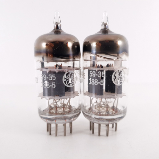 2 X 12AT7WA GENERAL ELECTRIC TUBE....