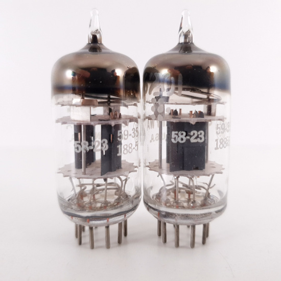 2 X 12AT7WA GENERAL ELECTRIC TUBE....